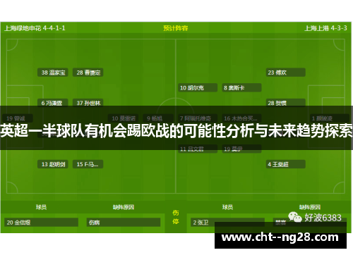 英超一半球队有机会踢欧战的可能性分析与未来趋势探索 英超一半球队有机会踢欧战的可能性分析与未来趋势探索
