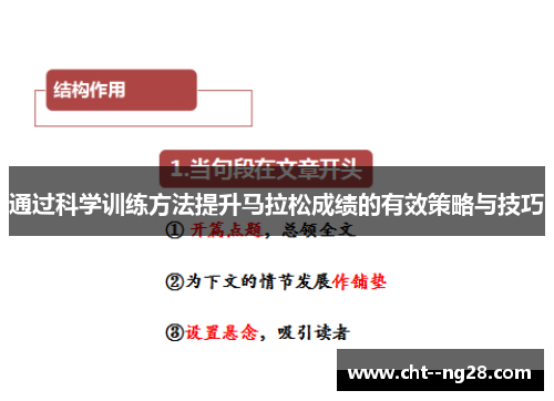 通过科学训练方法提升马拉松成绩的有效策略与技巧 通过科学训练方法提升马拉松成绩的有效策略与技巧